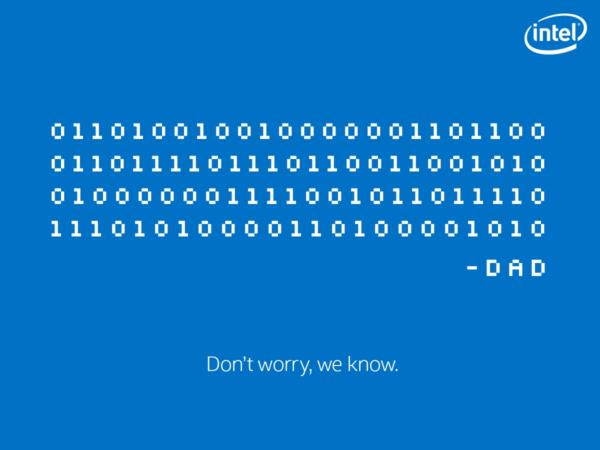 Intel banner