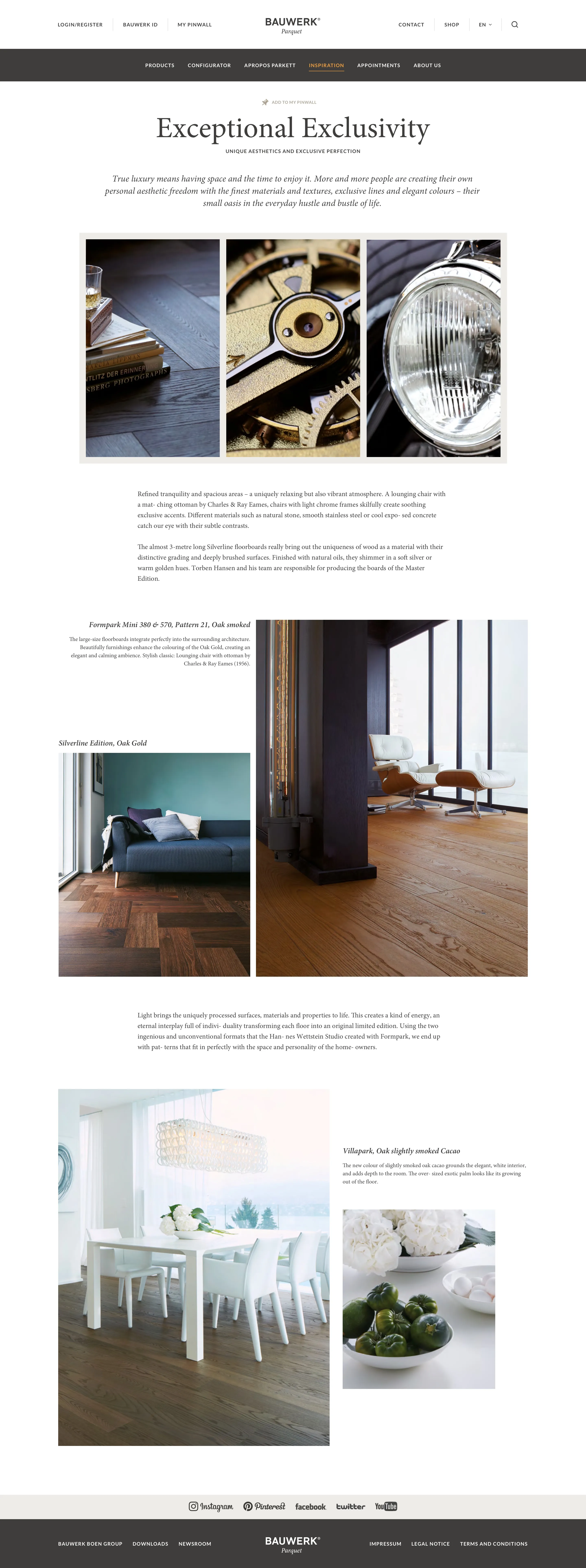 Bauwerk pitch design