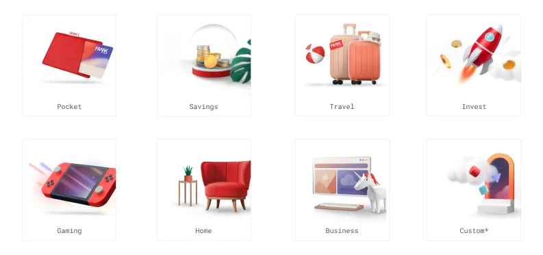 3D illustration set